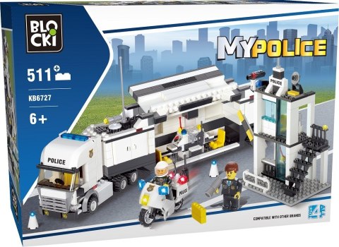 Klocki Blocki Mobilna Komenda Policja 631el KB6725 Klocki Blocki Mobilna Komenda Policja 631el KB6725
