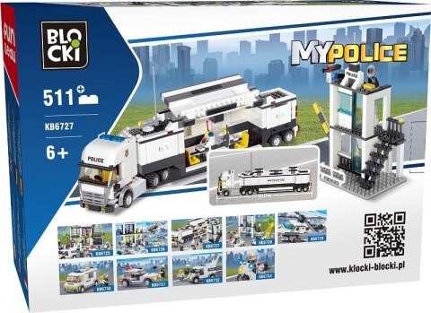 Klocki Blocki Mobilna Komenda Policja 631el KB6725 Klocki Blocki Mobilna Komenda Policja 631el KB6725