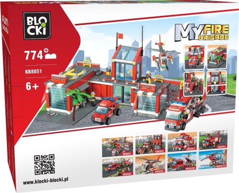 Klocki Blocki Straż Pożarna Duża 774el. KB8051 Klocki Blocki Straż Pożarna Duża 774el. KB8051
