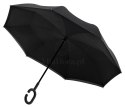 Parasol odwrotnie otwierany składany czarny Parasol odwrotnie otwierany składany czarny