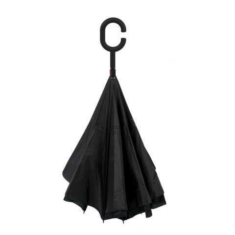 Parasol odwrotnie otwierany składany czarny Parasol odwrotnie otwierany składany czarny