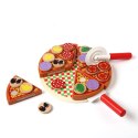 Pizza drewniany zestaw do zabawy z akcesoriami Pizza drewniany zestaw do zabawy z akcesoriami