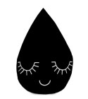 Poduszka dekoracyjna Kropelka Drop Czarna 40x35 Poduszka dekoracyjna Kropelka Drop Czarna 40x35
