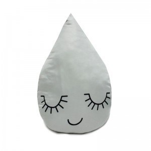 Poduszka dekoracyjna Kropelka Drop Szara 40x35 Poduszka dekoracyjna Kropelka Drop Szara 40x35