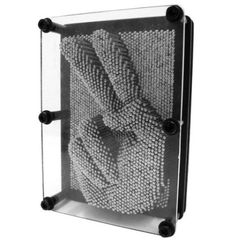 Tablica szpilkowa Pin Art. 3d srebrna XXL Tablica szpilkowa Pin Art. 3d srebrna XXL