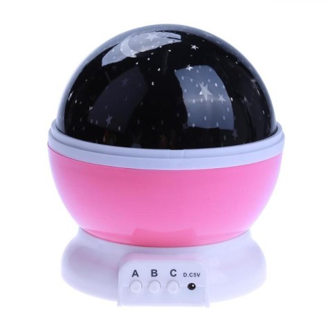 Lampka nocna projektor gwiazd 2w1 USB Lampka nocna projektor gwiazd 2w1 USB
