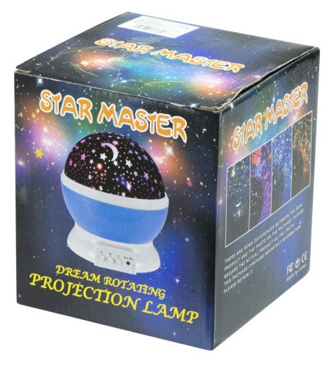 Lampka nocna projektor gwiazd 2w1 USB Lampka nocna projektor gwiazd 2w1 USB