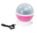 Lampka nocna projektor gwiazd 2w1 USB Lampka nocna projektor gwiazd 2w1 USB