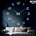 Zegar ścienny duży 80-120cm srebrny 12 cyfr Zegar ścienny duży 80-120cm srebrny 12 cyfr