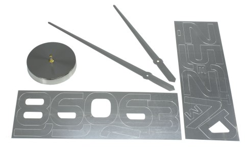 Zegar ścienny duży 80-120cm srebrny 12 cyfr Zegar ścienny duży 80-120cm srebrny 12 cyfr