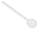 Zegar ścienny duży 80-120cm srebrny 4 cyfry Zegar ścienny duży 80-120cm srebrny 4 cyfry
