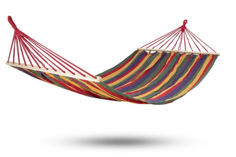 Hamak dwuosobowy 220x150cm z drążkiem 120cm Hamak dwuosobowy 220x150cm z drążkiem 120cm