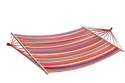 Hamak dwuosobowy 220x150cm z drążkiem 120cm Hamak dwuosobowy 220x150cm z drążkiem 120cm