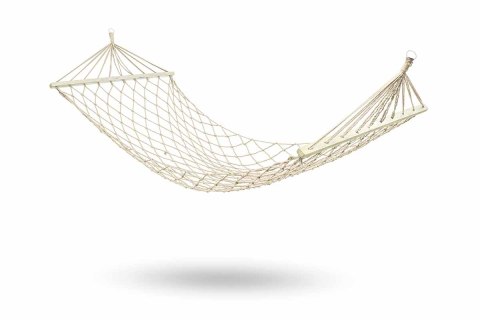 Hamak jednoosobowy 200x80cm z drążkiem 80cm Hamak jednoosobowy 200x80cm z drążkiem 80cm