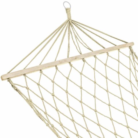 Hamak jednoosobowy 200x80cm z drążkiem 80cm Hamak jednoosobowy 200x80cm z drążkiem 80cm