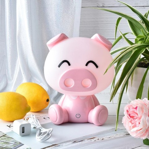 Lampka nocna LED dekoracyjna Świnka Lampka nocna LED dekoracyjna Świnka