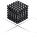Neocube klocki magnetyczne kulki 3mm czarne 216el. Neocube klocki magnetyczne kulki 3mm czarne 216el.