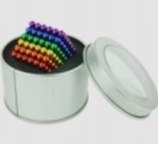 Neocube klocki magnetyczne kulki 3mm tęcza 216el. Neocube klocki magnetyczne kulki 3mm tęcza 216el.