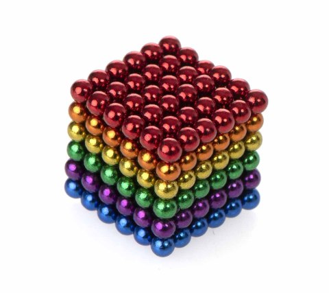 Neocube klocki magnetyczne kulki 5mm tęcza + box Neocube klocki magnetyczne kulki 5mm tęcza + box