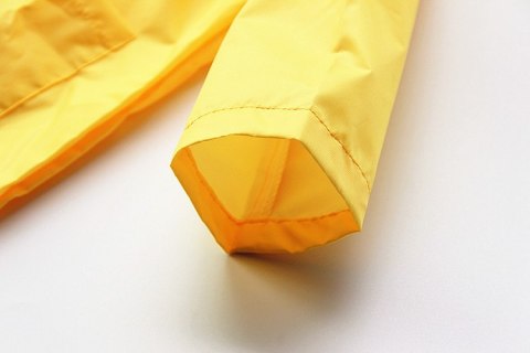 Płaszcz przeciwdeszczowy dziecięcy peleryna ponczo żółty XXL / 115-130cm Płaszcz przeciwdeszczowy dziecięcy peleryna ponczo żółty XXL / 115-130cm