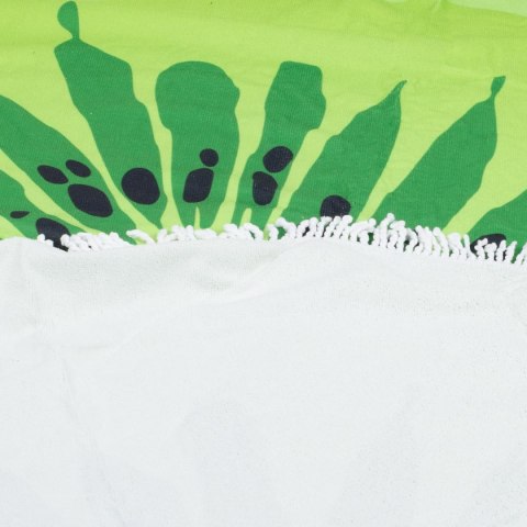 Ręcznik plażowy okrągły duży pled kiwi 158cm Ręcznik plażowy okrągły duży pled kiwi 158cm