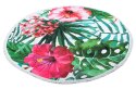 Ręcznik plażowy okrągły duży pled boho kwiaty Ręcznik plażowy okrągły duży pled boho kwiaty
