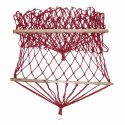 Hamak jednoosobowy 200x80cm z drążkiem czerwień Hamak jednoosobowy 200x80cm z drążkiem czerwień