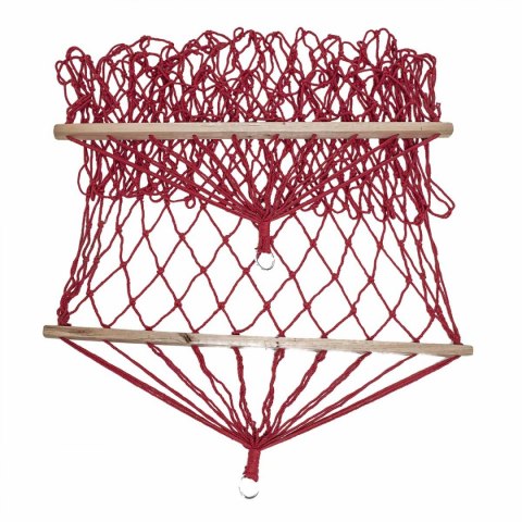 Hamak jednoosobowy 200x80cm z drążkiem czerwień Hamak jednoosobowy 200x80cm z drążkiem czerwień
