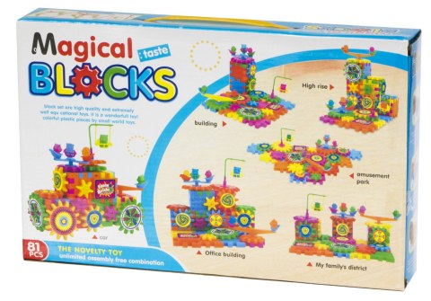 Klocki Konstrukcyjne MAGICAL BLOCKS 81szt Klocki Konstrukcyjne MAGICAL BLOCKS 81szt