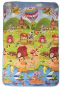 Mata Edukacyjna piankowa dwustronna plac zabaw 180x120cm Mata Edukacyjna piankowa dwustronna plac zabaw 180x120cm