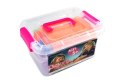 Piasek Kinetyczny w pudełku 2kg piaskownica + 16 foremek Piasek Kinetyczny w pudełku 2kg piaskownica + 16 foremek