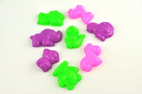 Piasek Kinetyczny w wiaderku 1kg piaskownica + 8 foremek Piasek Kinetyczny w wiaderku 1kg piaskownica + 8 foremek