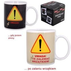 Demotywujący Kubek - UWAGA Demotywujący Kubek - UWAGA