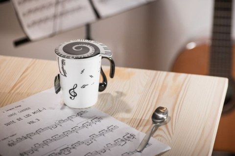 Muzyczny Kubek Nuty Muzyczny Kubek Nuty