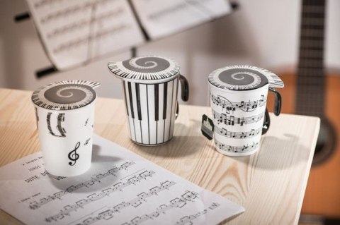 Muzyczny Kubek Nuty Muzyczny Kubek Nuty