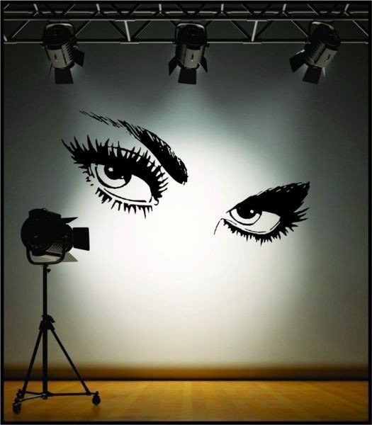 Naklejka dekoracyjna na ściane Eyes Naklejka dekoracyjna na ściane Eyes