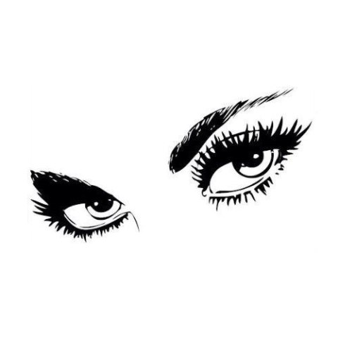 Naklejka dekoracyjna na ściane Eyes Naklejka dekoracyjna na ściane Eyes