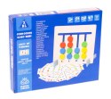 Zabawka edukacyjna drewniana dopasuj kolory owoce montessori Zabawka edukacyjna drewniana dopasuj kolory owoce montessori