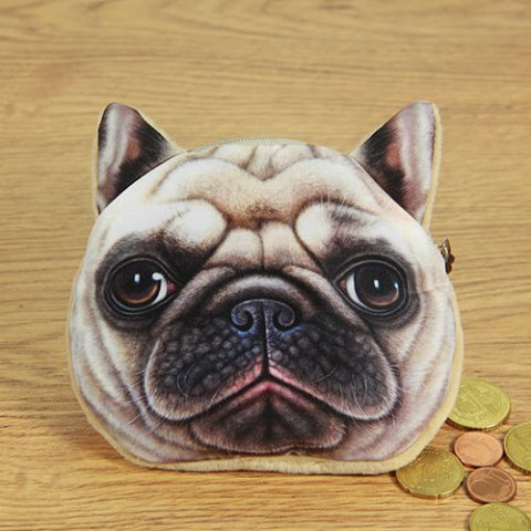 3D Portmonetka buldog 3D Portmonetka buldog