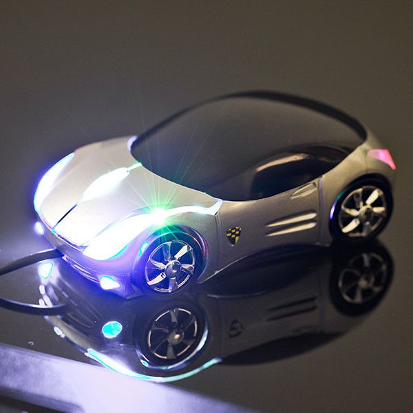 Myszka supercar - srebrna Myszka supercar - srebrna