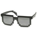 Pikselowe okulary 8 bit pixel - czarne Pikselowe okulary 8 bit pixel - czarne