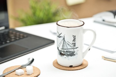 Porcelanowy kubek retro -Sail away Porcelanowy kubek retro -Sail away