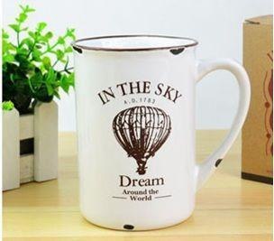 Porcelanowy kubek retro - in the sky Porcelanowy kubek retro - in the sky