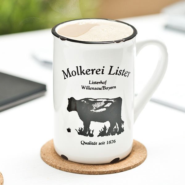 Porcelanowy kubek retro - milk cow Porcelanowy kubek retro - milk cow