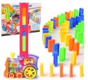 Układanka Domino z pociągiem + dźwięk 100el. Układanka Domino z pociągiem + dźwięk 100el.
