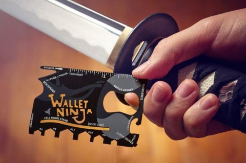 Wallet Ninja - czarna karta przeżycia Wallet Ninja - czarna karta przeżycia