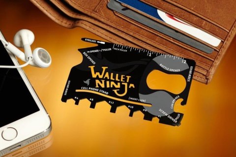 Wallet Ninja - czarna karta przeżycia Wallet Ninja - czarna karta przeżycia