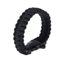 Bransoletka paracord 3w1 CZARNA Bransoletka paracord 3w1 CZARNA