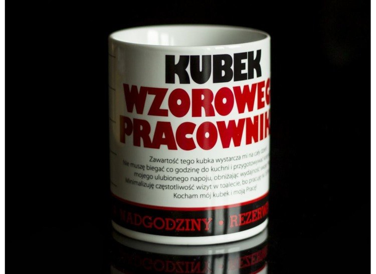 Gigantyczny kubek wzorowego pracownika Gigantyczny kubek wzorowego pracownika