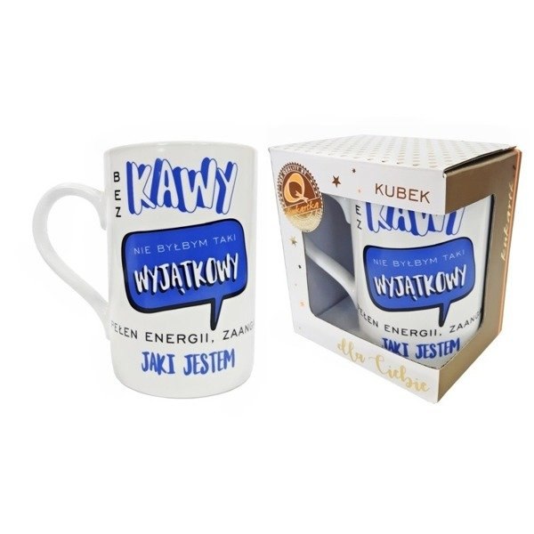 Kubek Premium Bez kawy nie byłbym taki wyjątkowy Kubek Premium Bez kawy nie byłbym taki wyjątkowy
